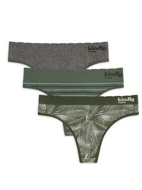 Kindly Yours Seamless Thong Panties 3 Pack Various Sizes